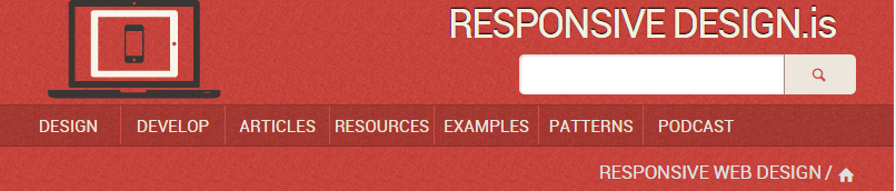 Responsive Website header